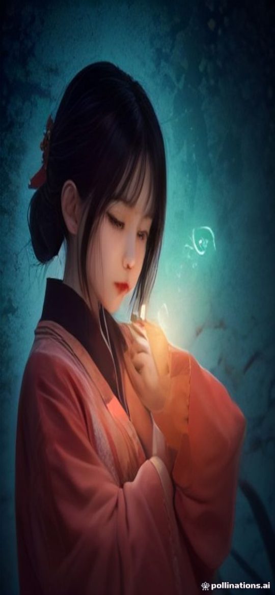 煎蛋网 App 正文阅读页面，深色夜间模式下白字在暗底上排布，底部悬浮着收藏与分享按钮